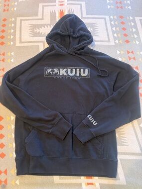 KUIU Black Logo Pullover Hoodie